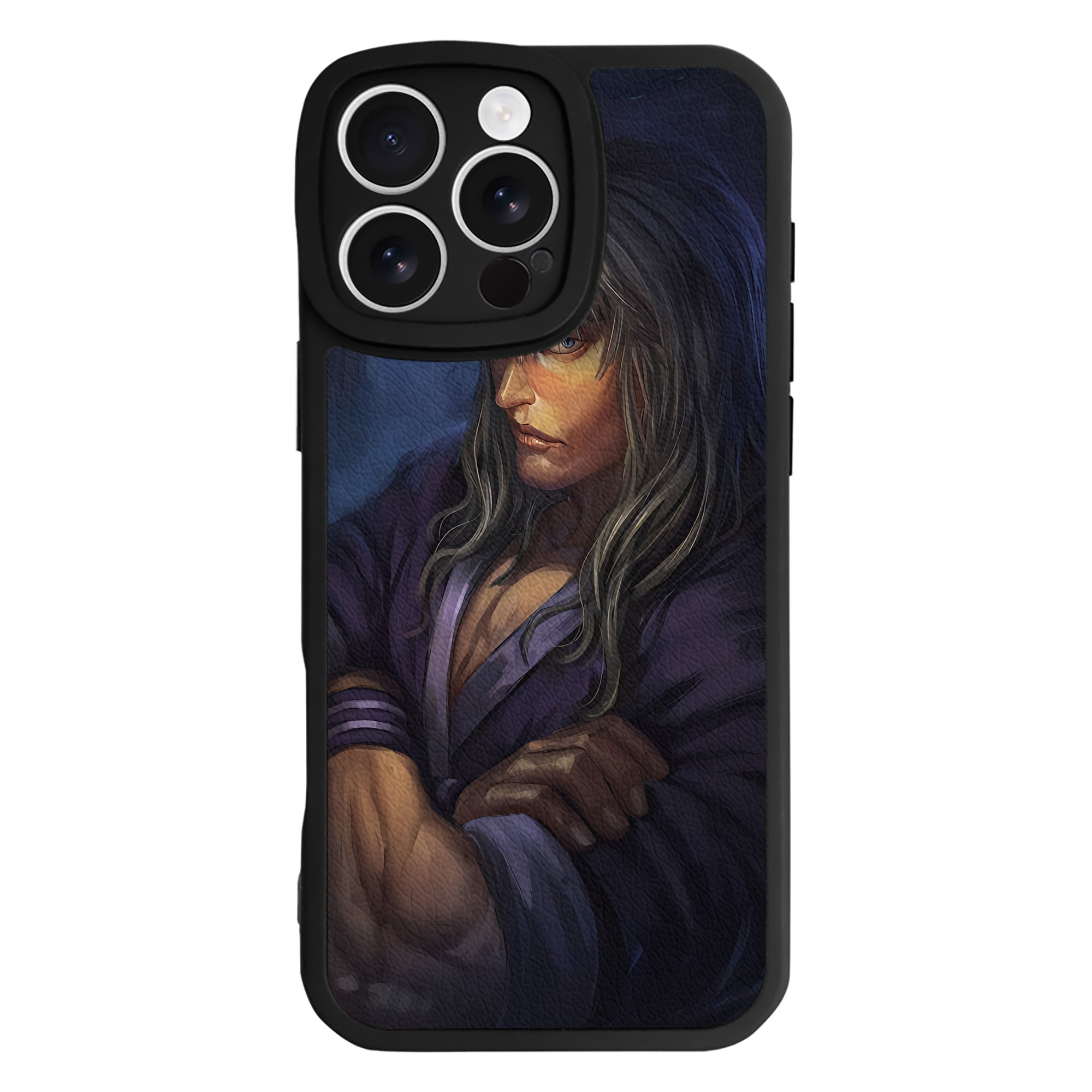（画像用） 北斗の拳 Fist of the North Star 【iPhone 16シリーズ対応】シリコンスマホケース（レザー調） 材質：シリコン